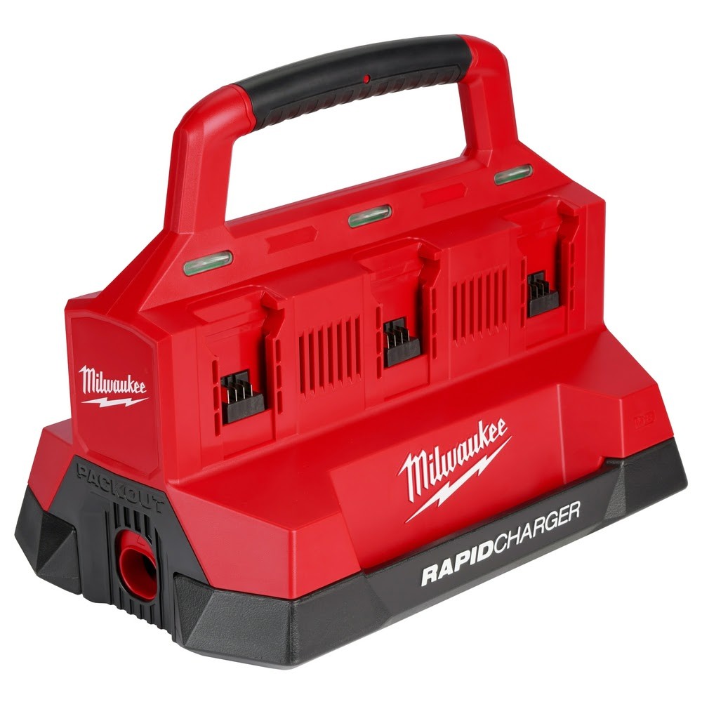 Milwaukee 48-59-1809 M18 PACKOUT Six Bay Rapid Charger Milwaukee 48-59-1809 M18 PACKOUT Six Bay Rapid Charger