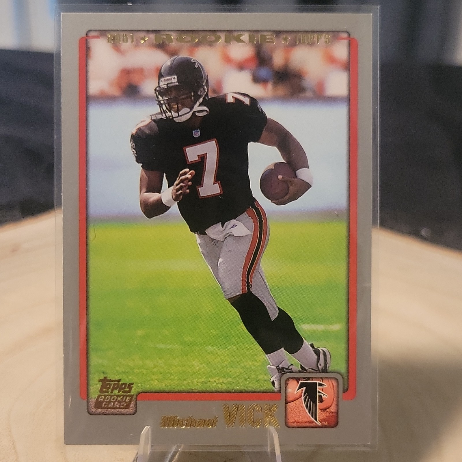 Topps 2001 Topps Michael Vick Rookie Topps Collection #311 Falcons Football Topps 2001 Topps Michael Vick Rookie Topps Collection #311 Falcons Football