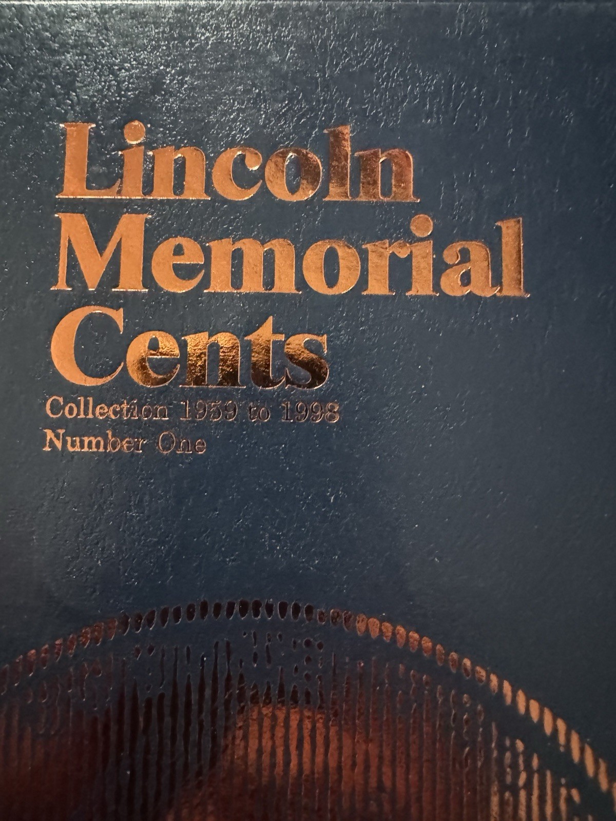 1959-1998 Lincoln Cent Folder With 90 Coins