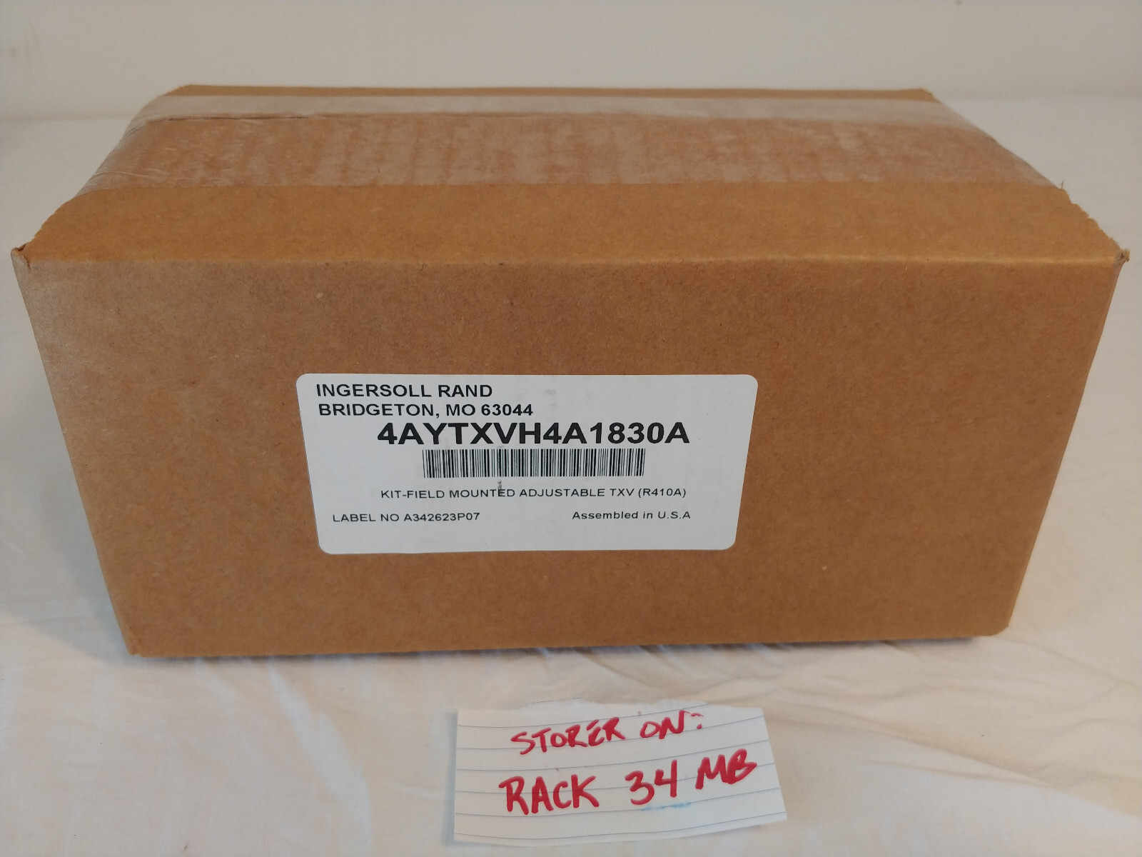TRANE 4AYTXVH4A1830A 1.5T - 2T FIELD MOUNTED ADJUSTABLE TXV KIT, R-410A TRANE 4AYTXVH4A1830A 1.5T - 2T FIELD MOUNTED ADJUSTABLE TXV KIT, R-410A