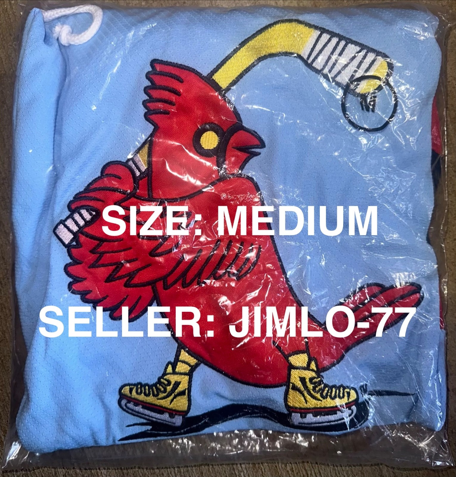 CARDINALS HOCKEY JERSEY 2026 EDITION MEDIUM 9/18/26 SGA EMBROIDERED ST. LOUIS