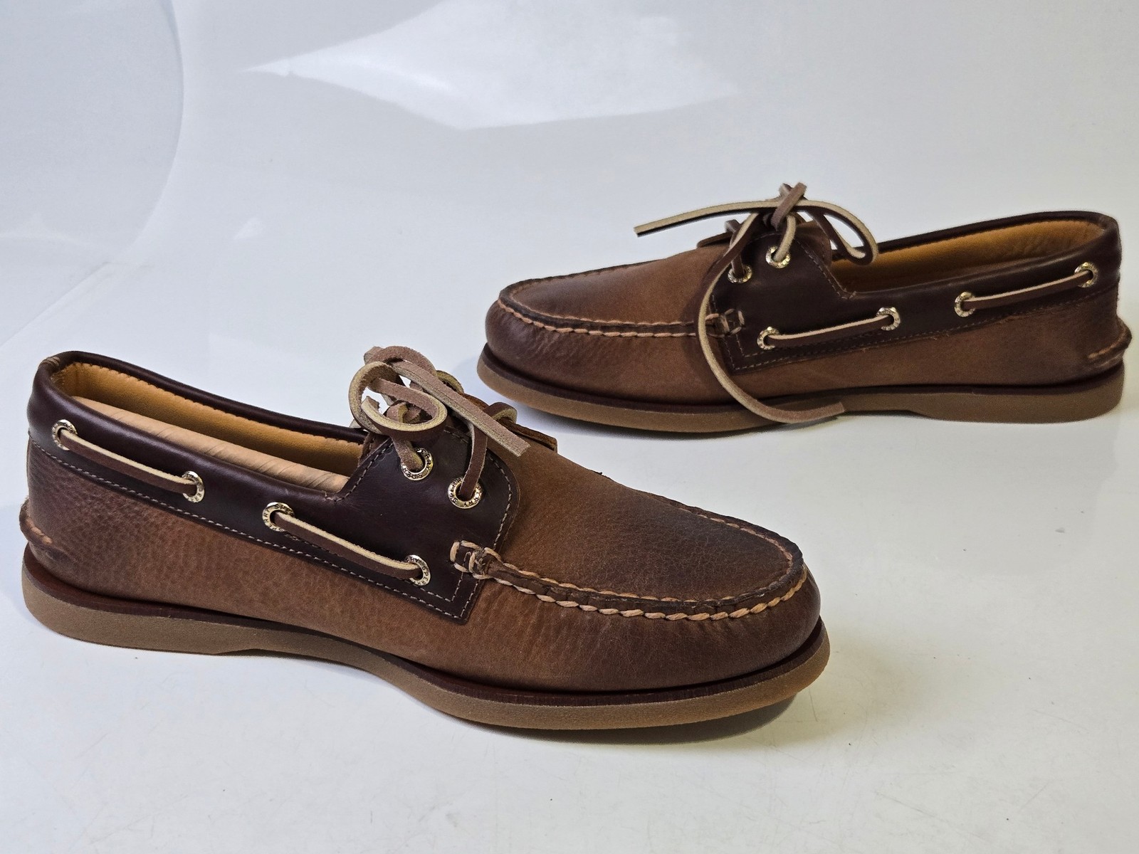 Sperry Authentic Original 2-Eye Boat Men\'s Leather Shoes Size 7.5