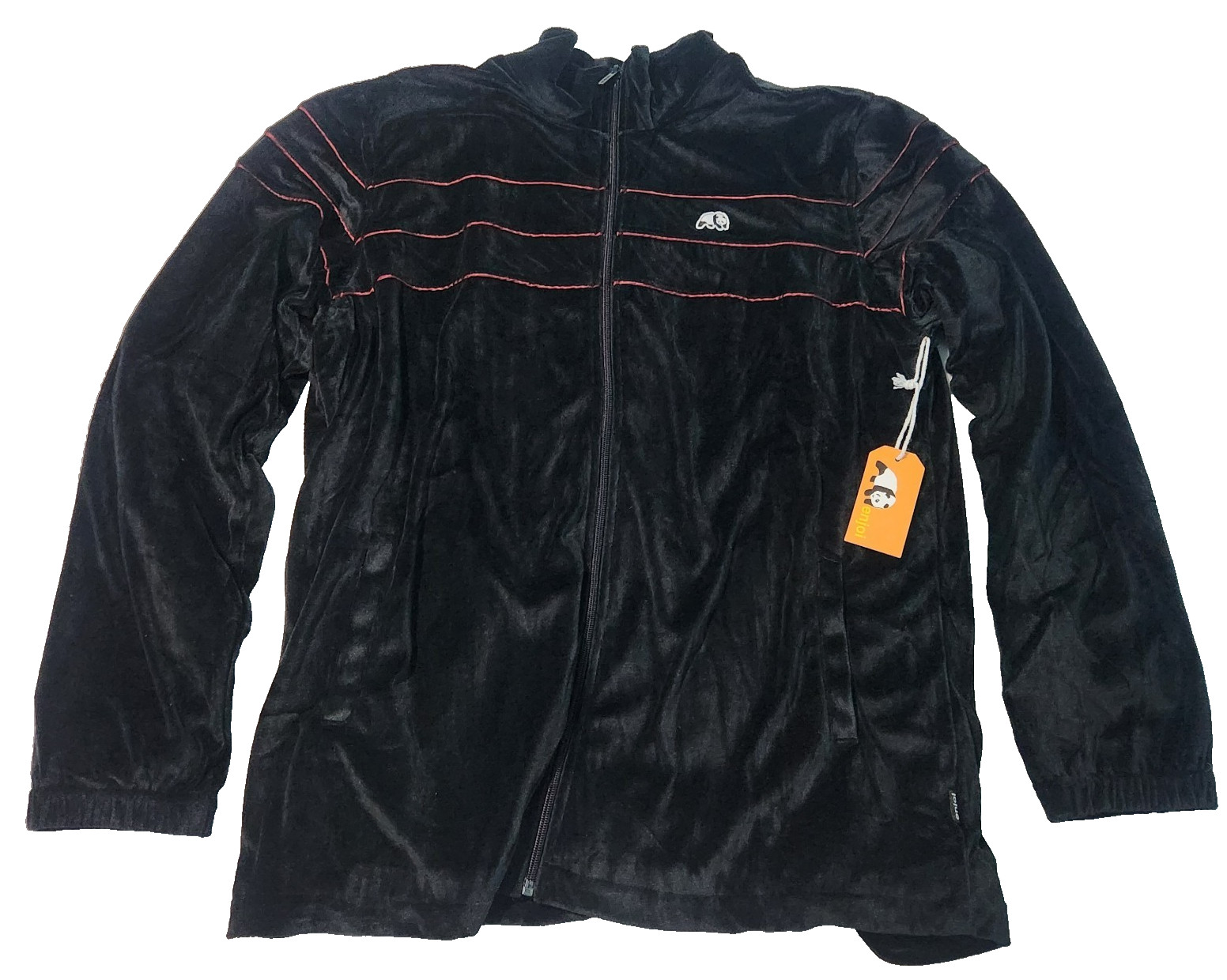 Enjoi Skateboards Swiftly Jacket Black Velvet New with Tags Size: X-Large Enjoi Skateboards Swiftly Jacket Black Velvet New with Tags Size: X-Large