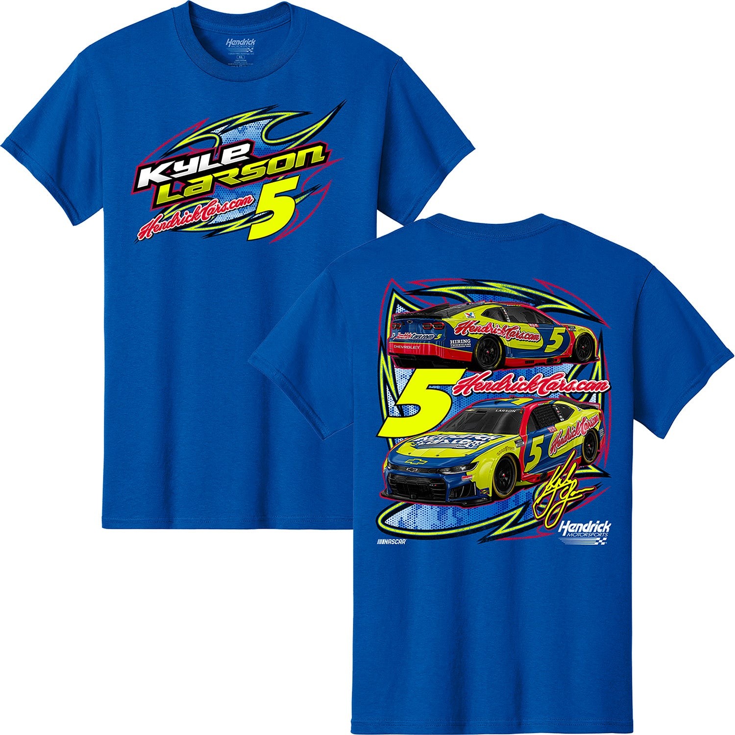 Kyle Larson 2026 HendrickCars Kyle Busch Tribute Paint Scheme Classic Ink
