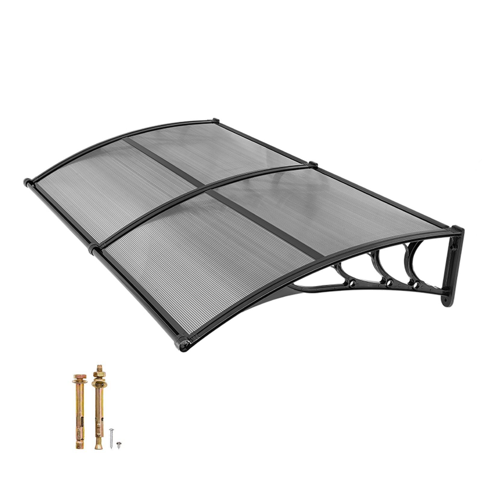 Uimoso 38x78 in Outdoor Door Awning with Drainage for Rain and Sun Protection Uimoso 38x78 in Outdoor Door Awning with Drainage for Rain and Sun Protection