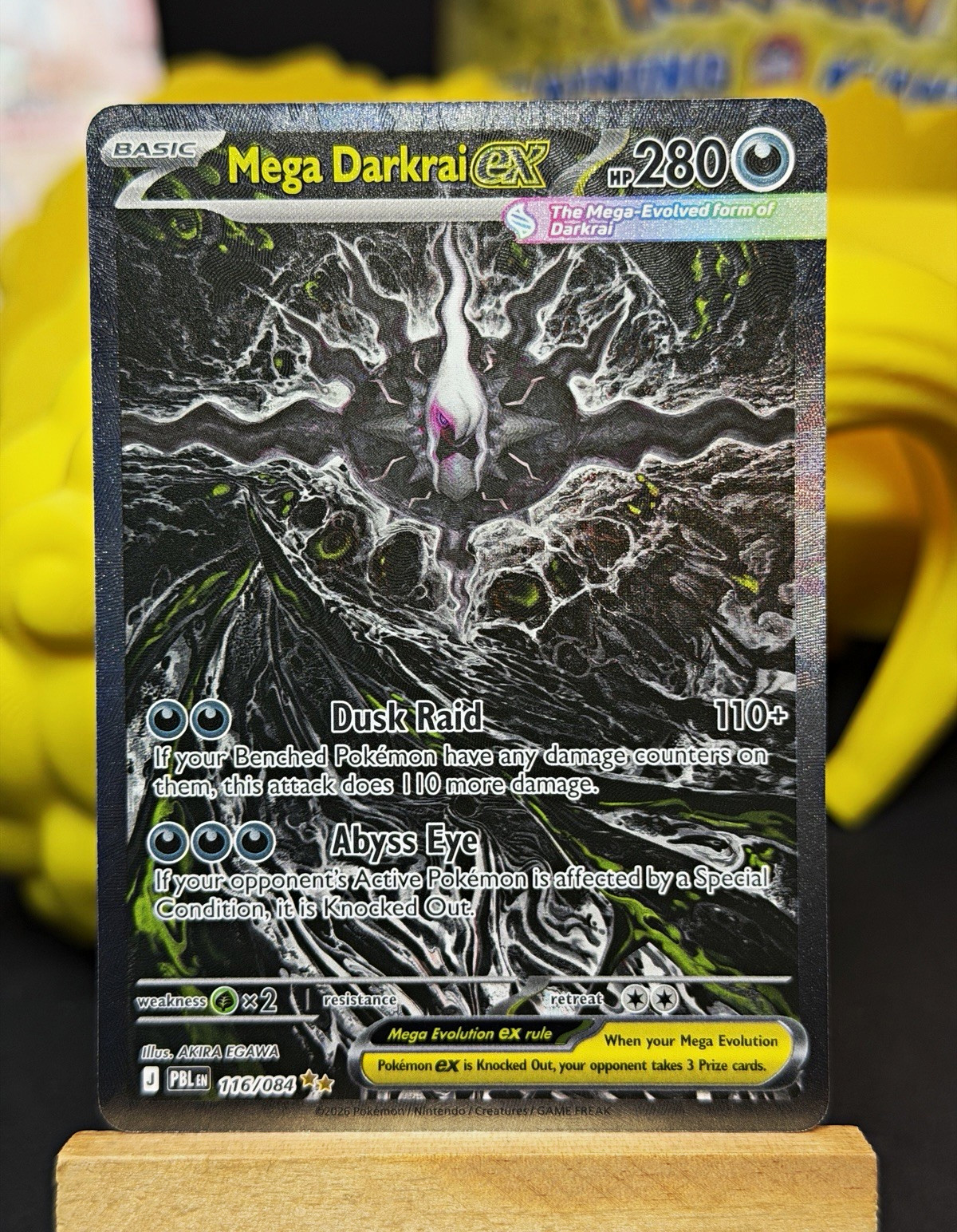Mega Darkrai EX 116/084 - SIR - English Pokémon TCG - HP 280 Mega Darkrai EX 116/084 - SIR - English Pokémon TCG - HP 280
