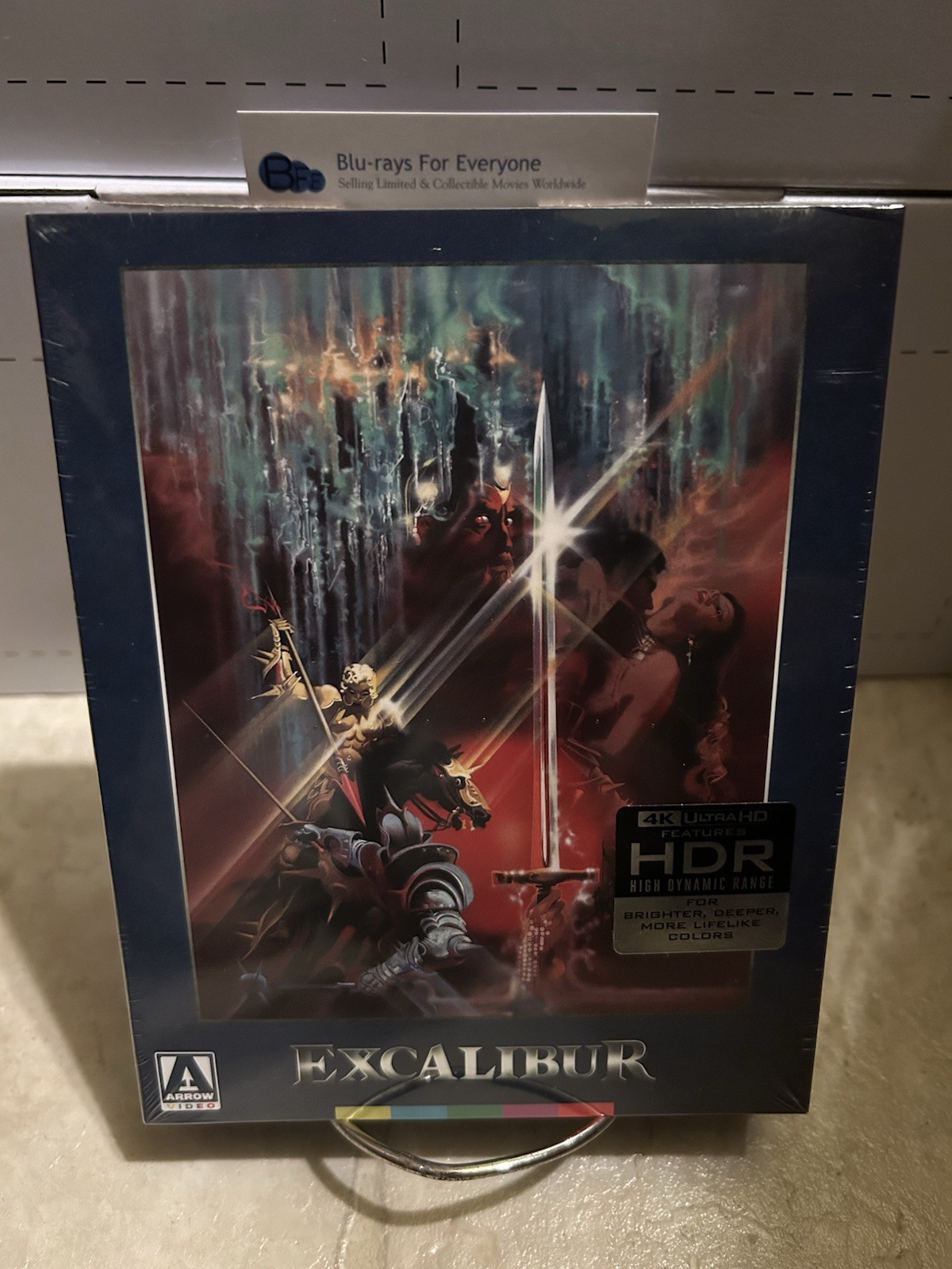 NEW Excalibur 4K Limited Edition UHD Blu-ray [1981] Arrow Slip Box - ShipNextDay