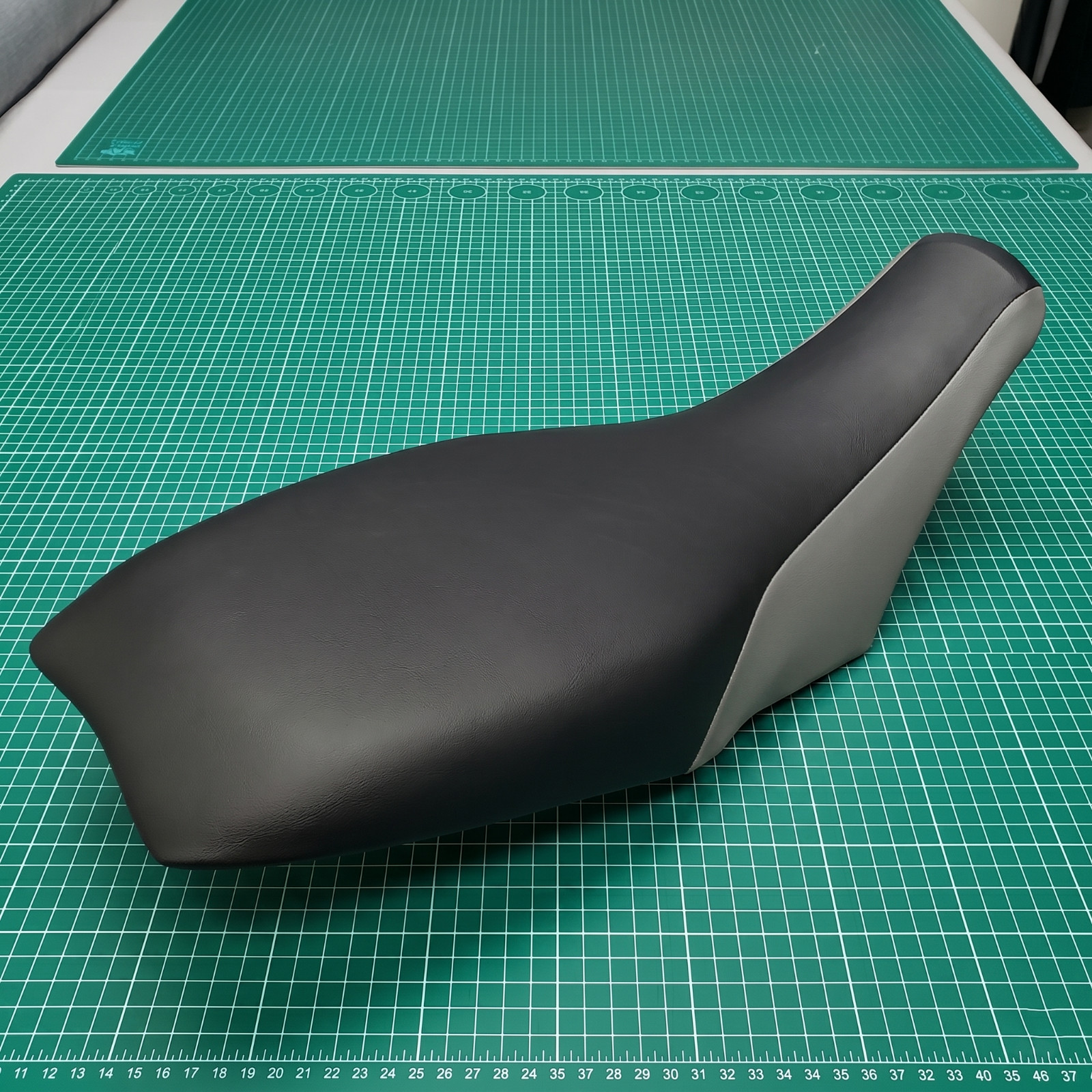 Honda 300x Seat Cover Gray Black Vinyl Seat Cover