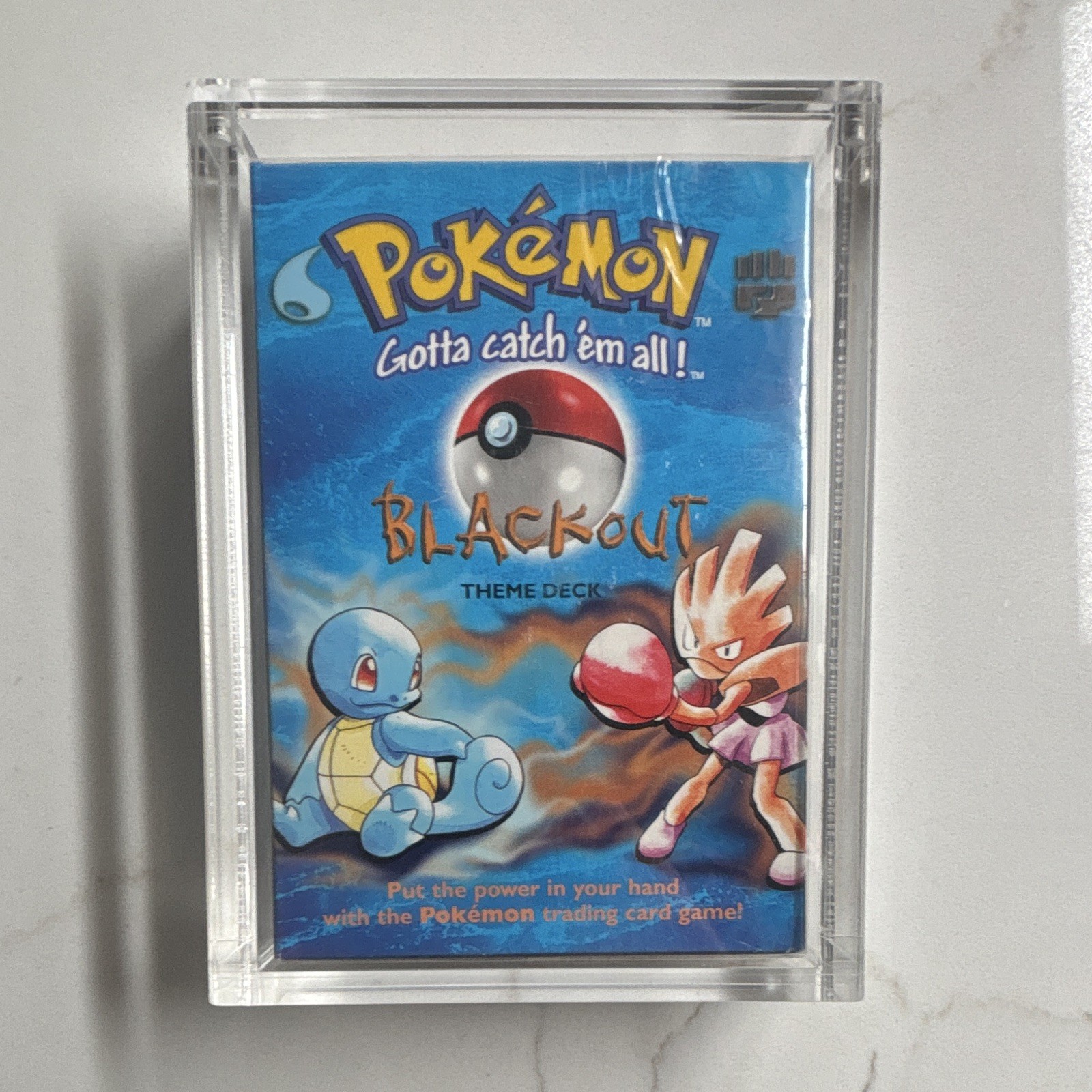 1999 WOTC Pokemon TCG Base Set Blackout Theme Deck Vintage, Sealed