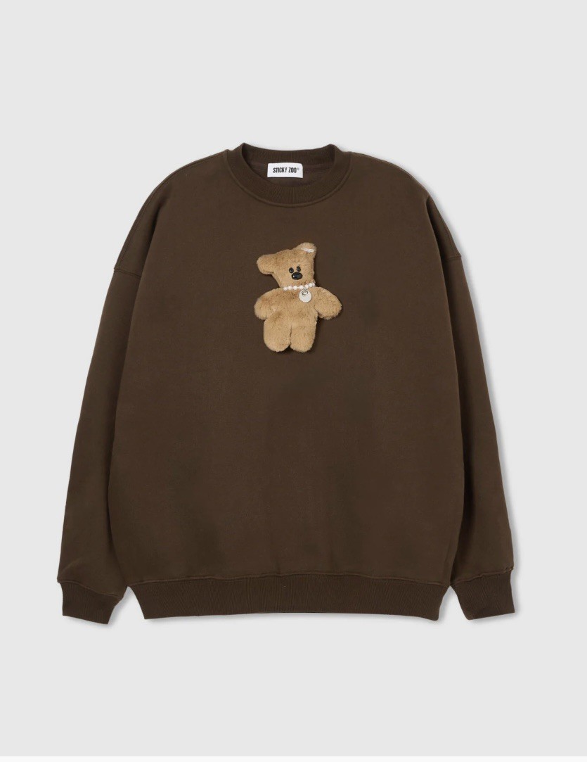 NWT Sticky Zoo TEDDY BEAR SWEATSHIRT Brown Unisex size 2XL NWT Sticky Zoo TEDDY BEAR SWEATSHIRT Brown Unisex size 2XL