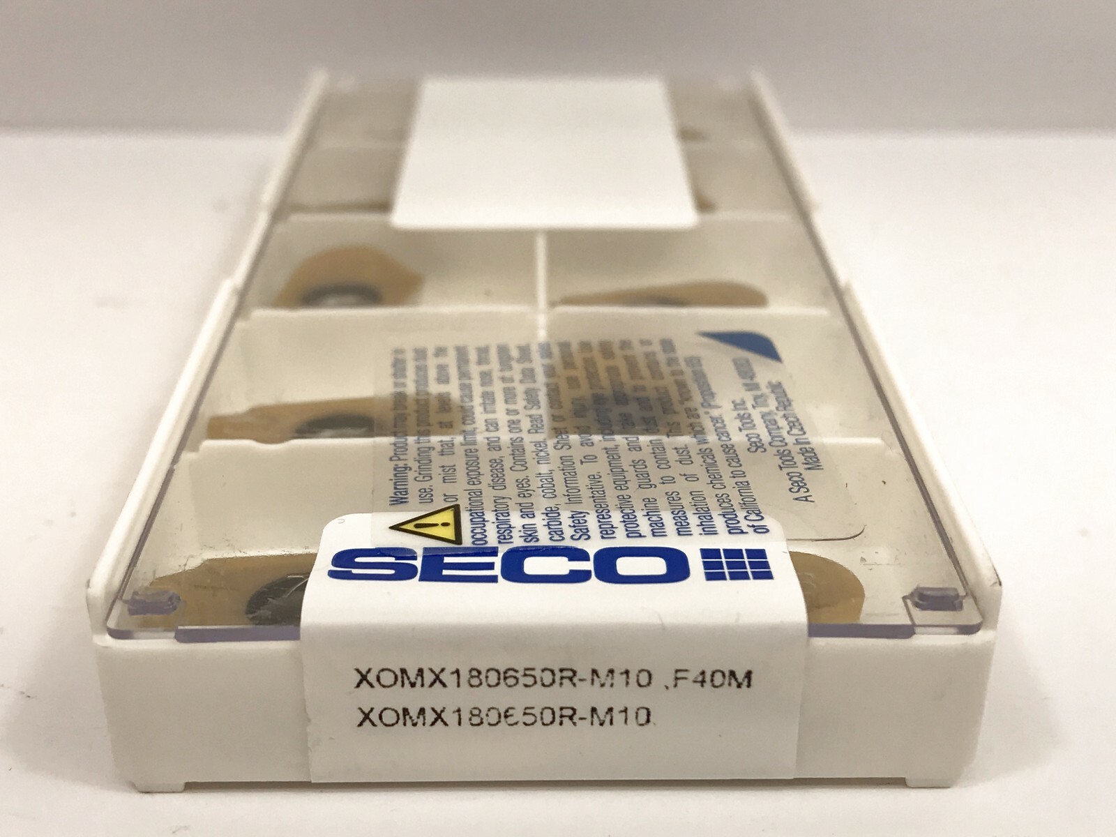 SECO XOMX180650R-M10 New Carbide Inserts EDP 03862 Grade F40M 10pcs