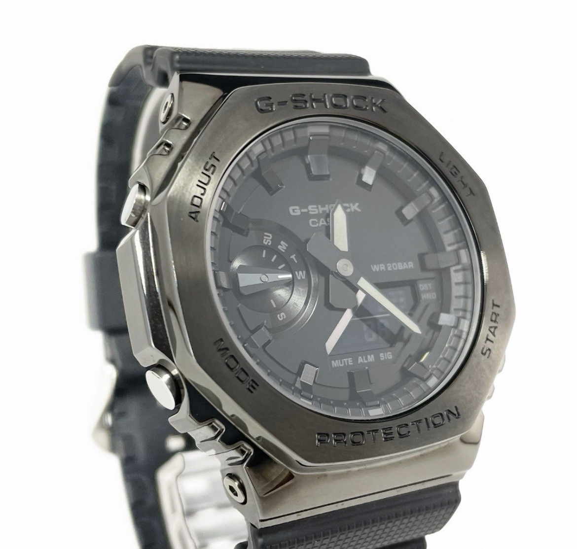 CASIO G-SHOCK GM-2100BB-1AJF All Black Dial Metal Bezel Ana-Digi JDM