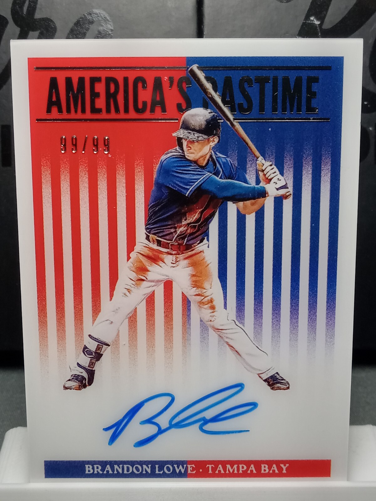 2019 Chronicles America\'s Pastime Auto 99/99 #APBL Brandon Lowe Tampa Bay Rays 2019 Chronicles America\'s Pastime Auto 99/99 #APBL Brandon Lowe Tampa Bay Rays
