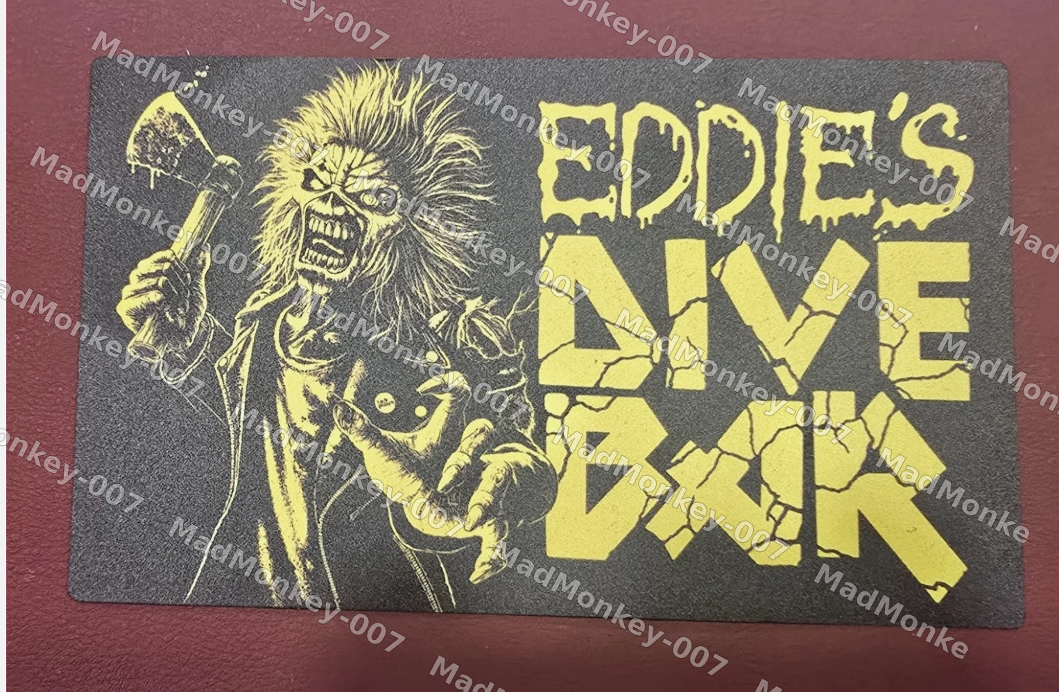 Iron Maiden Eddie's Dive Bar Sticker Iron Maiden Eddie's Dive Bar Sticker