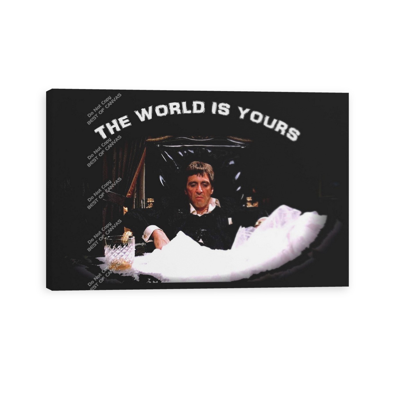 Classic Gangster Movie The World Is Yours Tony Montana Canvas Print