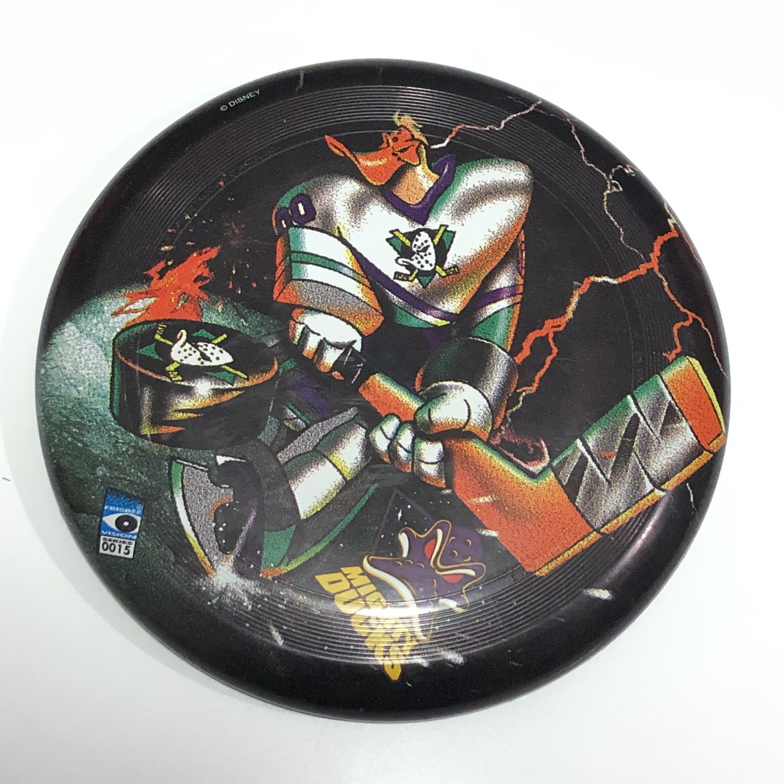 VTG 90s Disney Mighty Ducks Wham-O Frisbee Vision-O Series 0015 10