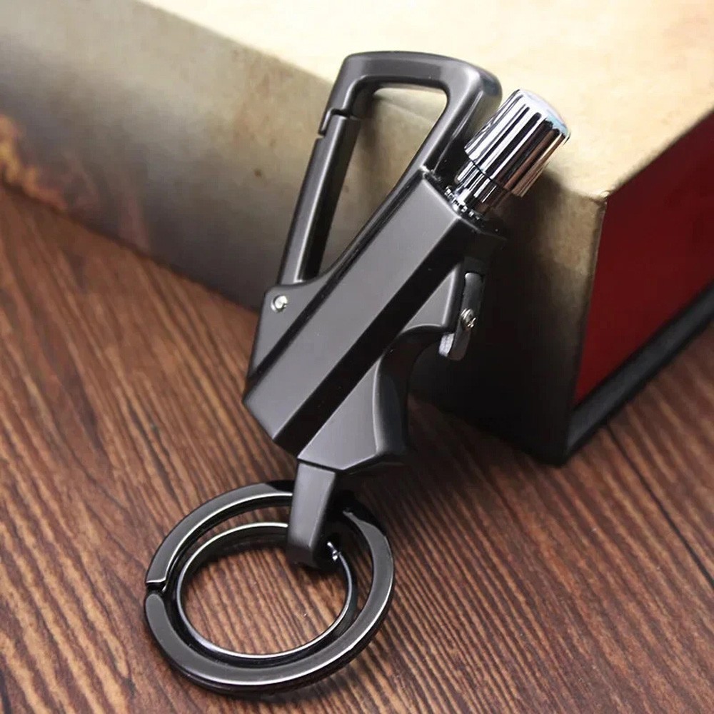 1-3Pack Permanent Match Infinity Lighter with Multitool Keychain Bottle Opener 、