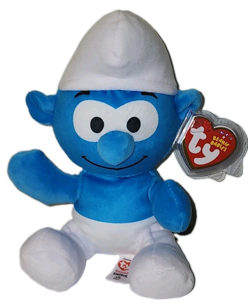 TY Beanie Babies ❤️ SMURF ❤️ 6\