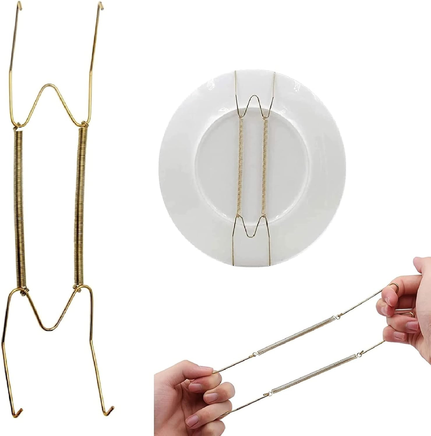 8 10 12 14 16Inch Plate Hangers for Walls Dish Stainless Steel Decorative 8 10 12 14 16Inch Plate Hangers for Walls Dish Stainless Steel Decorative