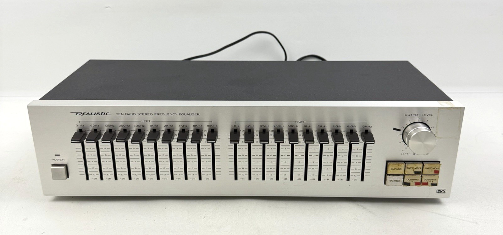 Vintage Realistic 31-2005 Band Stereo Frequency Equalizer Radio Shack Tested