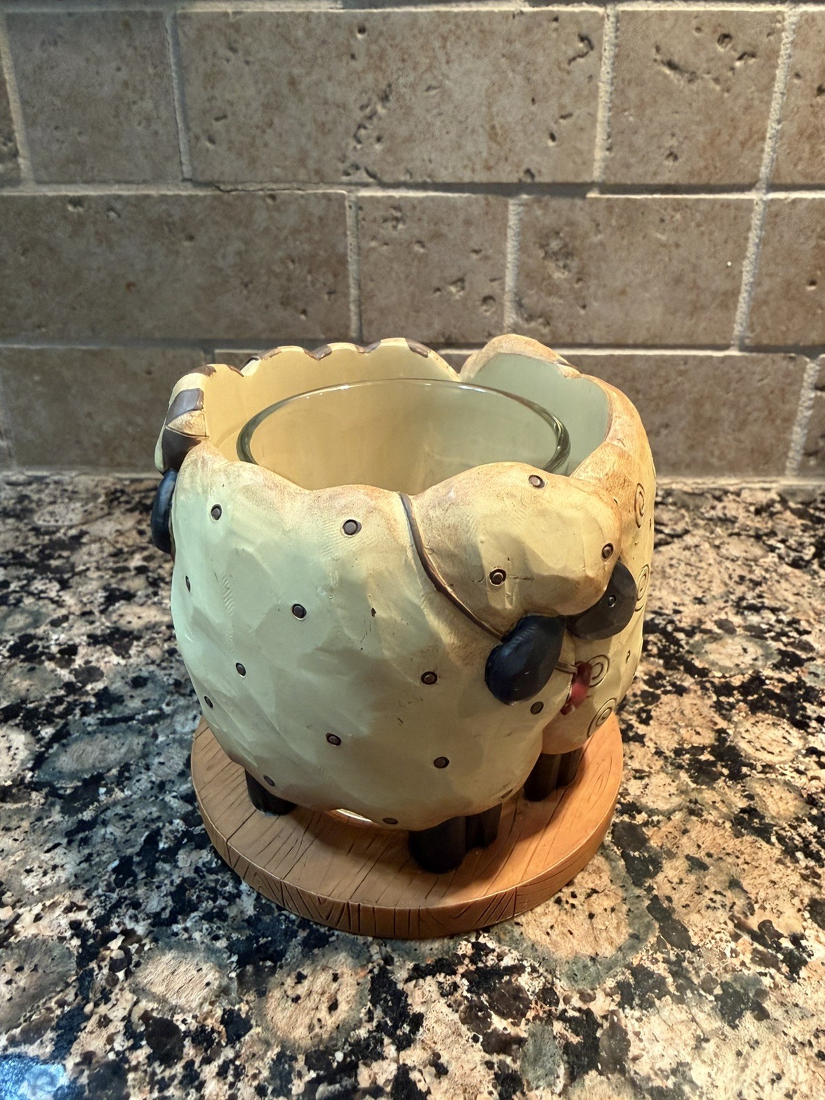 Blossom Bucket Rare Suzi Skoglund Sheep Votive Candle Holder Blossom Bucket Rare Suzi Skoglund Sheep Votive Candle Holder