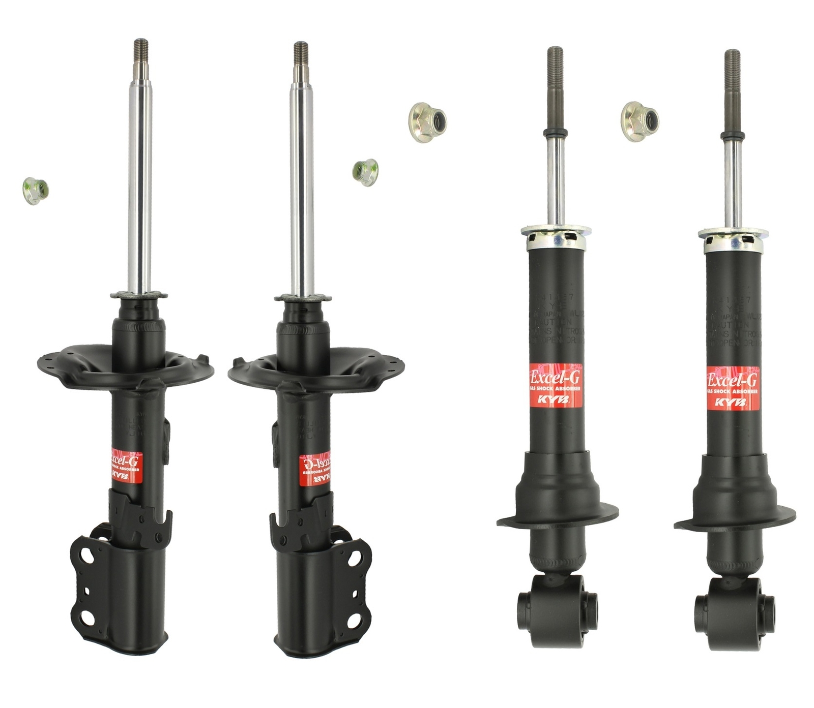 KYB Excel-G Front & Rear Suspension Strut Assemblies Kit For Scion tC 2005-2010