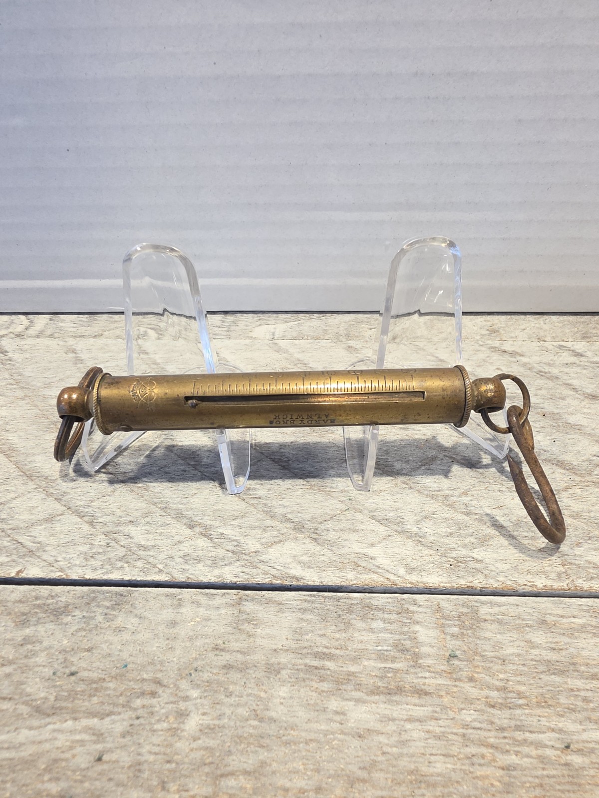Vintage Hardy Bros Alnwick Brass Scale Vintage Hardy Bros Alnwick Brass Scale