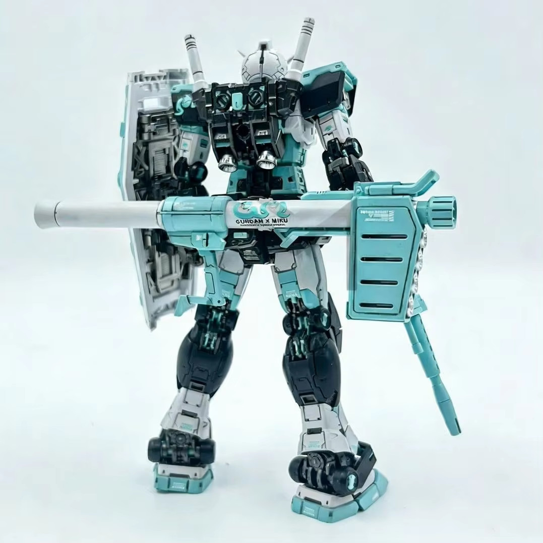 RG40B 1/144 RX-78-2 Ver 2.0 Hatsune Miku Color Gunpla Model Kit Toy