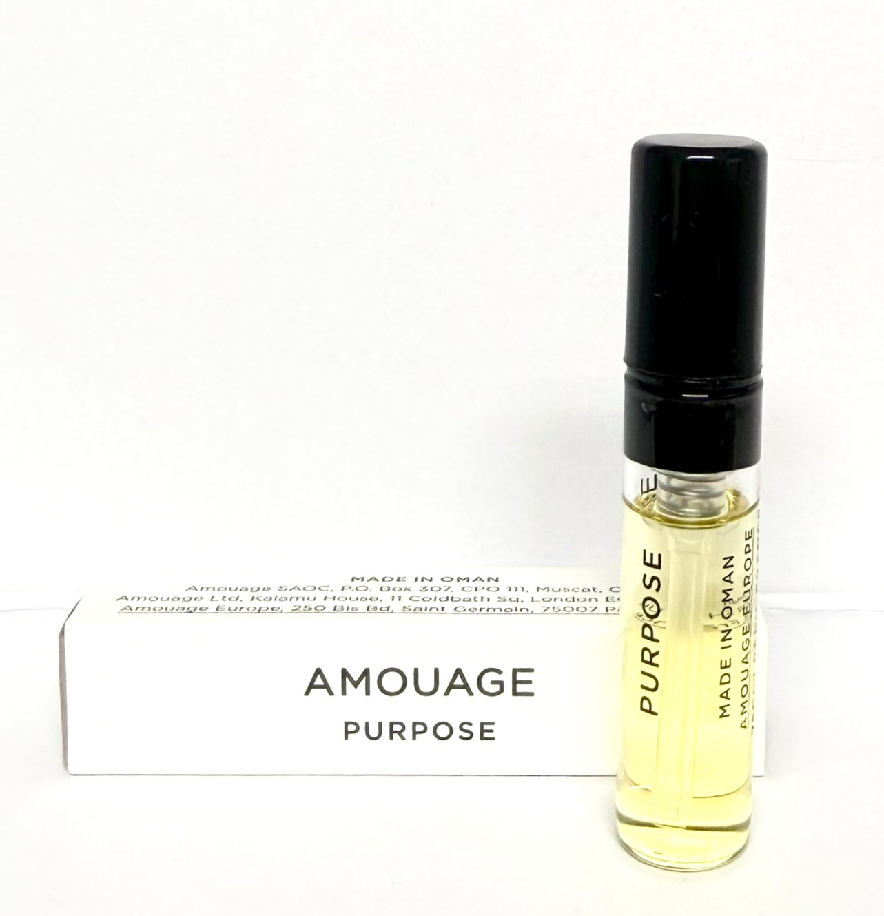 Amouage PURPOSE Sample Spray 2 ml/.06 oz. NEW Buy more and save Amouage PURPOSE Sample Spray 2 ml/.06 oz. NEW Buy more and save