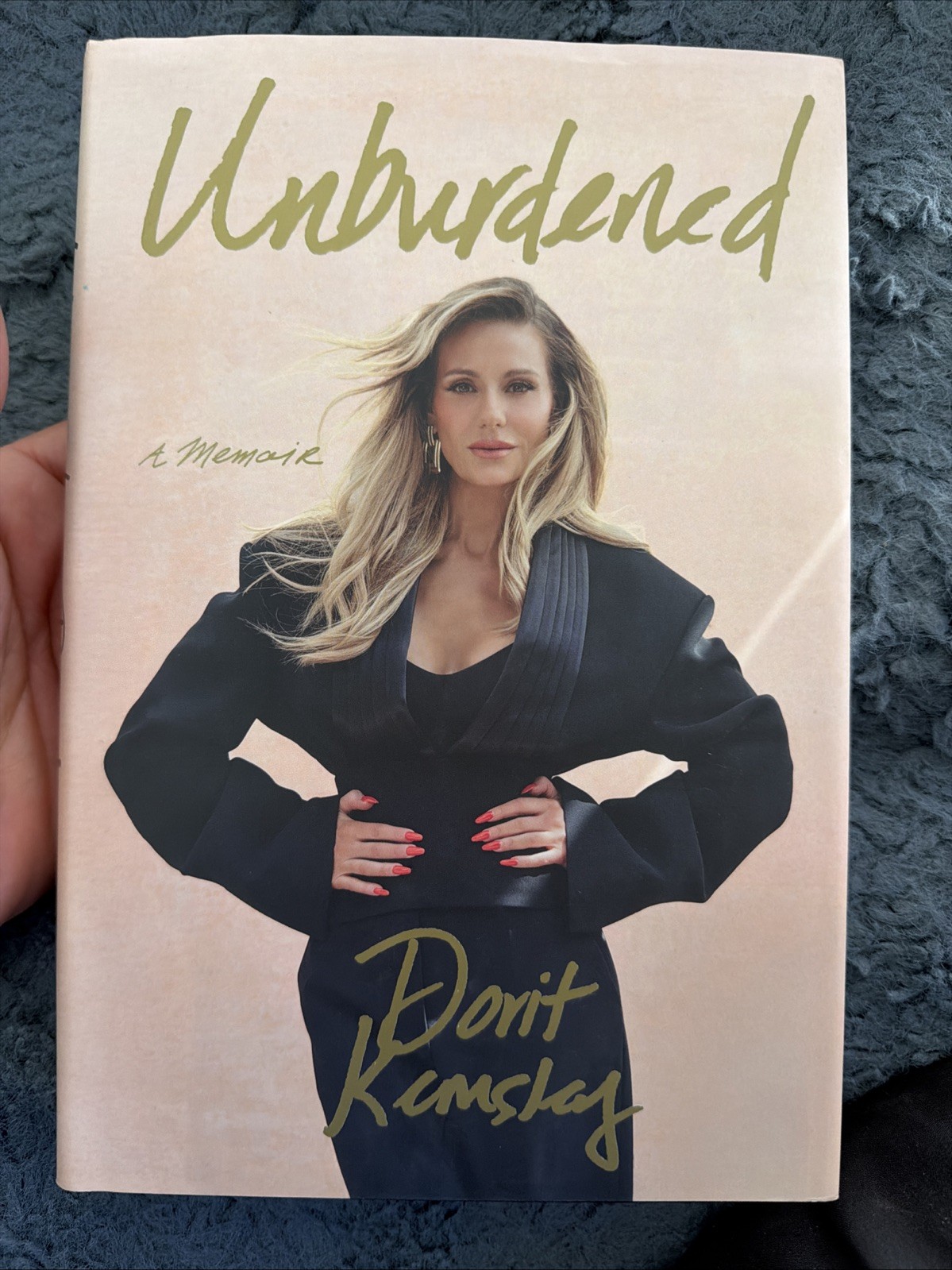 Unburdened: A Memoir by Dorit Kemsley Hardcover Book D-334 Unburdened: A Memoir by Dorit Kemsley Hardcover Book D-334