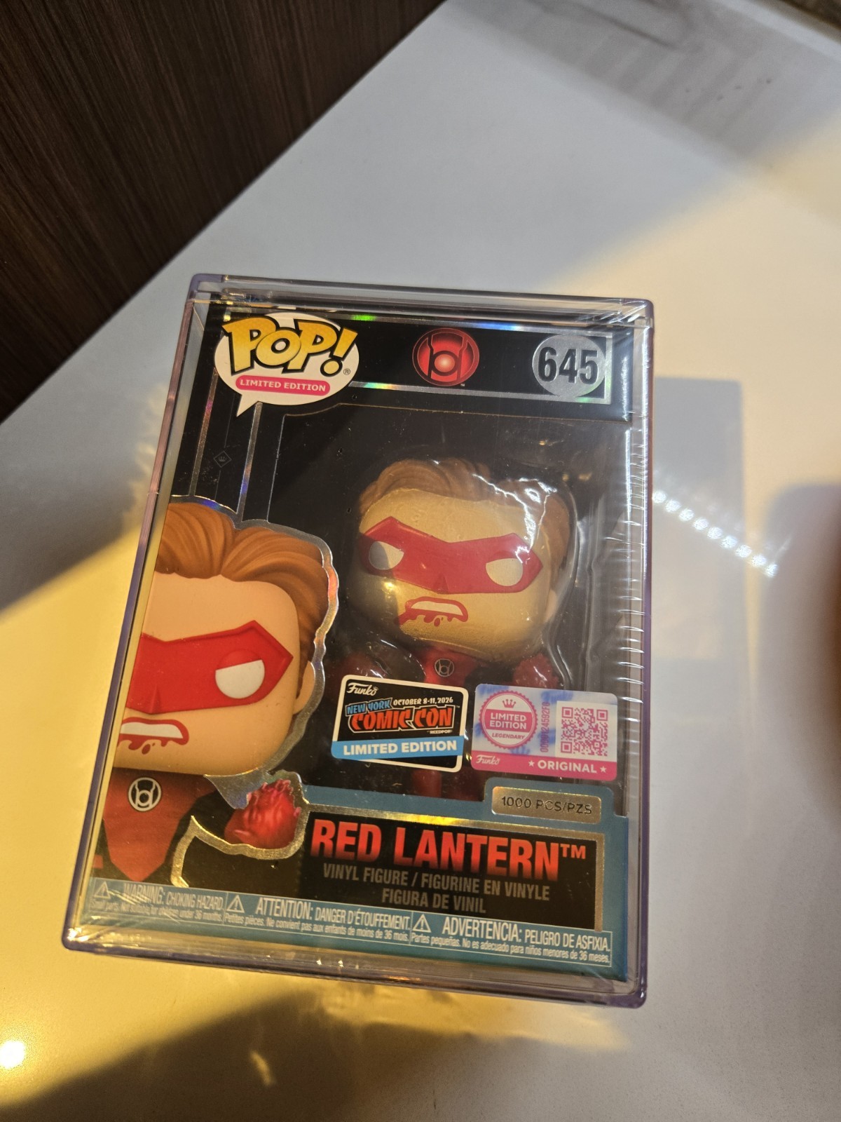 NYCC 2026 FUNKO STICKER LEGENDARY POP RED LANTERN LE 1000 NYCC 2026 FUNKO STICKER LEGENDARY POP RED LANTERN LE 1000