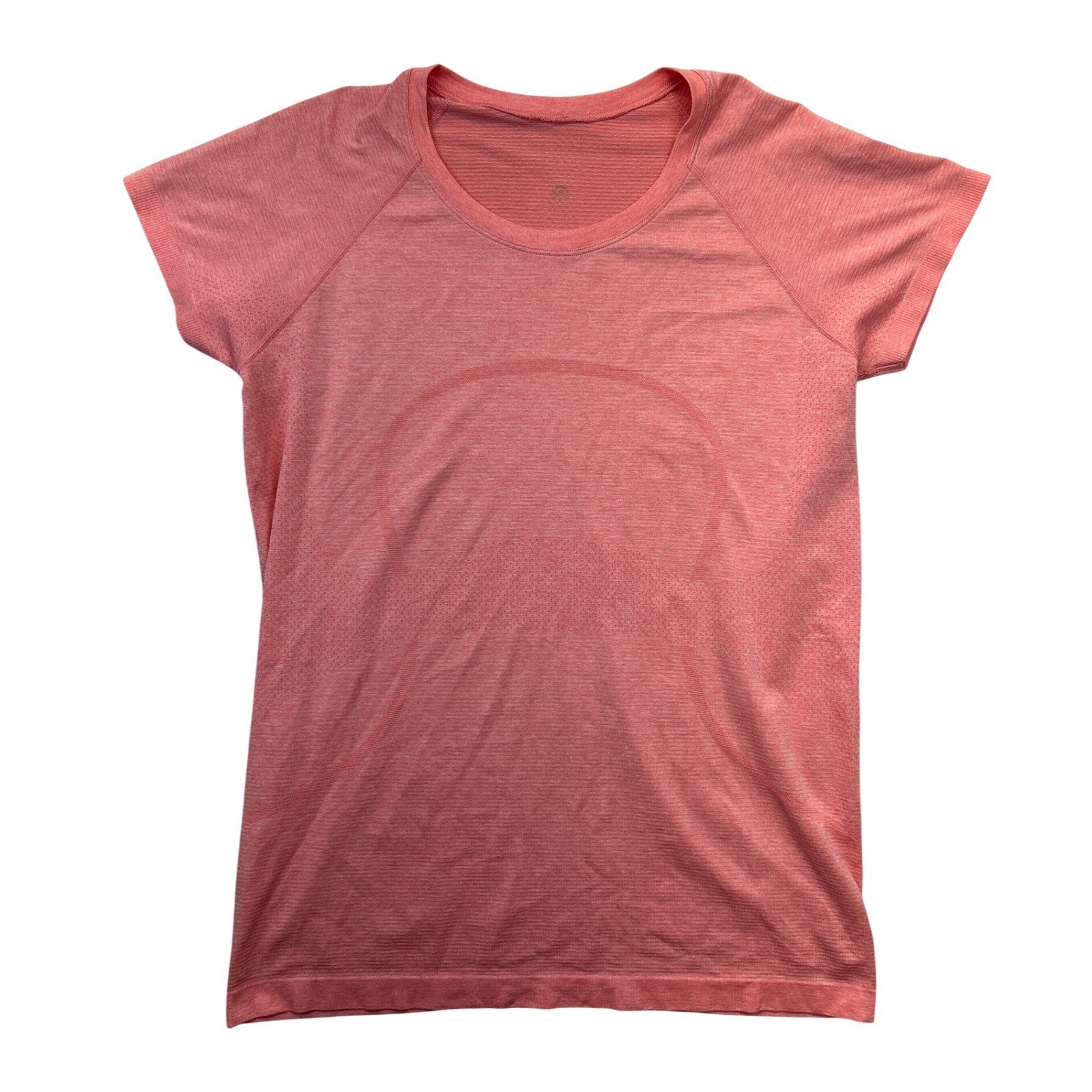 Lululemon Swiftly Tech Short Sleeve Crew Women Coral Heathered Athletic Shirt