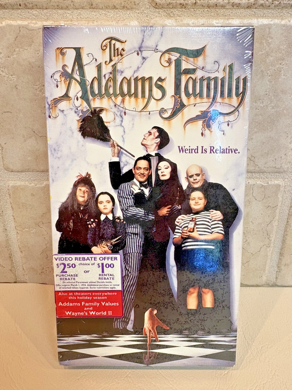 The Addams Family VHS 1991 McDonald’s Promo NEW SEALED Paramount Vintage The Addams Family VHS 1991 McDonald’s Promo NEW SEALED Paramount Vintage