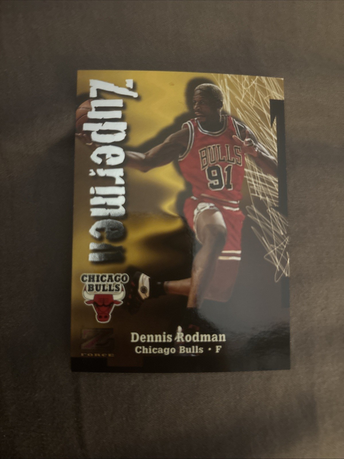 1997-98 Skybox Z-Force - Zupermen Dennis Rodman #192 1997-98 Skybox Z-Force - Zupermen Dennis Rodman #192