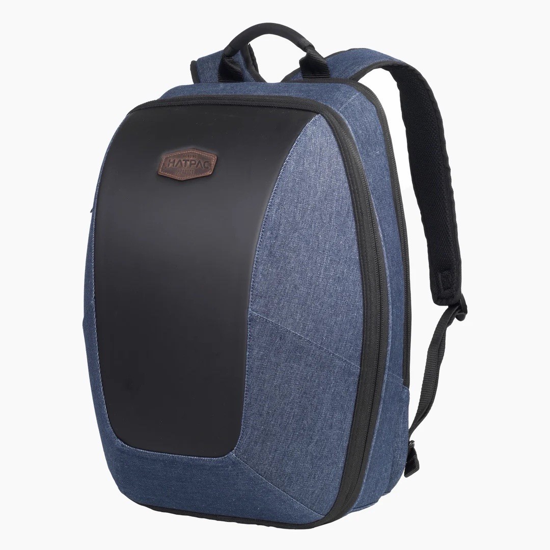 RESISTOL HATPAC Denim blue hat travel protector MSRP $250 RESISTOL HATPAC Denim blue hat travel protector MSRP $250