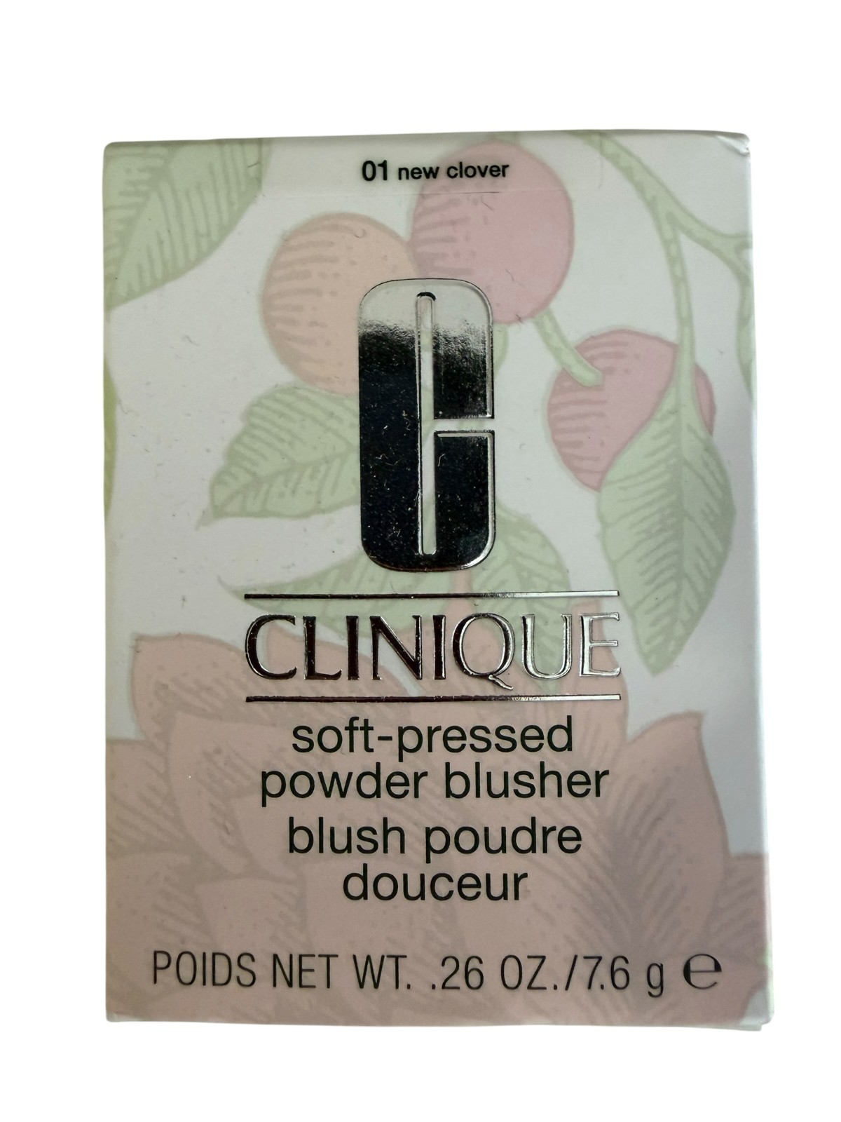 Clinique Soft-Pressed Powder Blusher in New Clover 01 - NIB Clinique Soft-Pressed Powder Blusher in New Clover 01 - NIB
