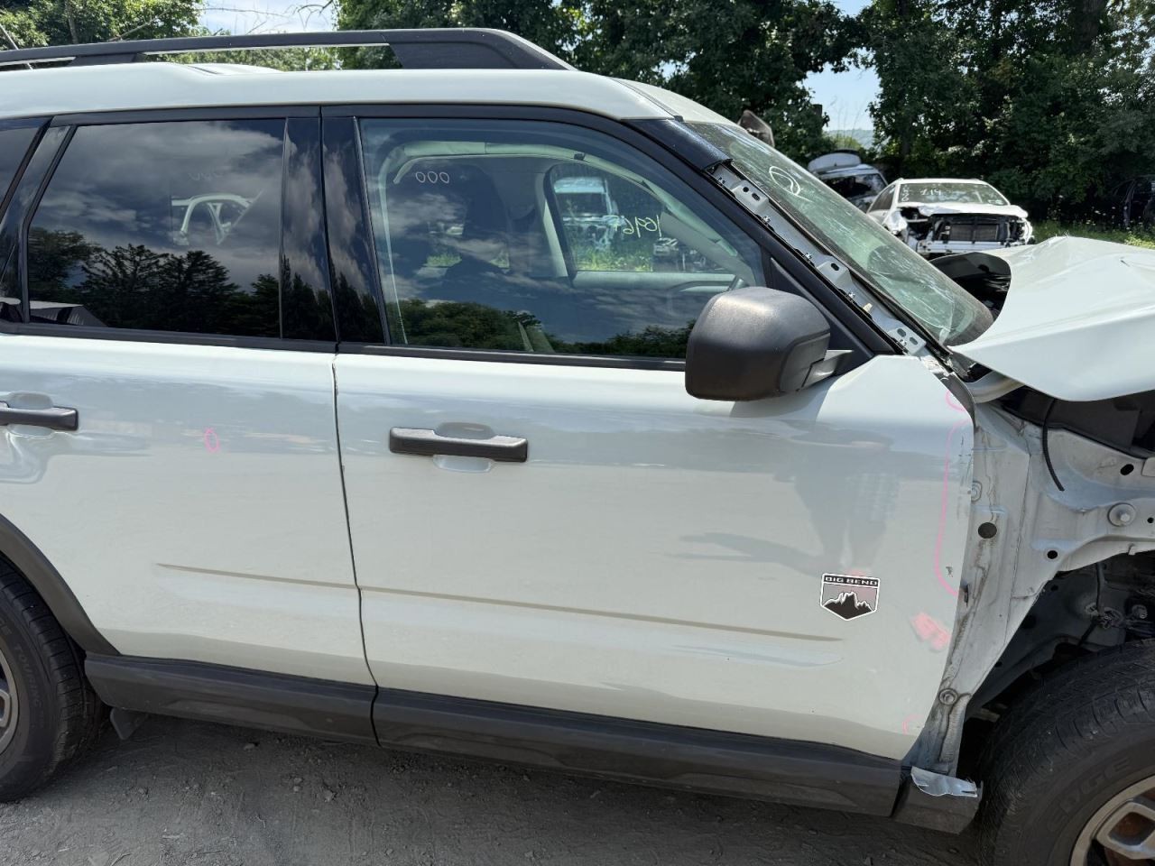 2021-2024 Ford Bronco Sport Right Passenger Side Front Door Gray