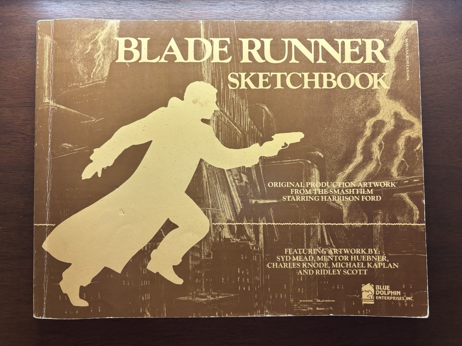 Blade Runner Sketchbook Blue Dolphin 1982 First Edition Illustrated Inscribed Blade Runner Sketchbook Blue Dolphin 1982 First Edition Illustrated Inscribed