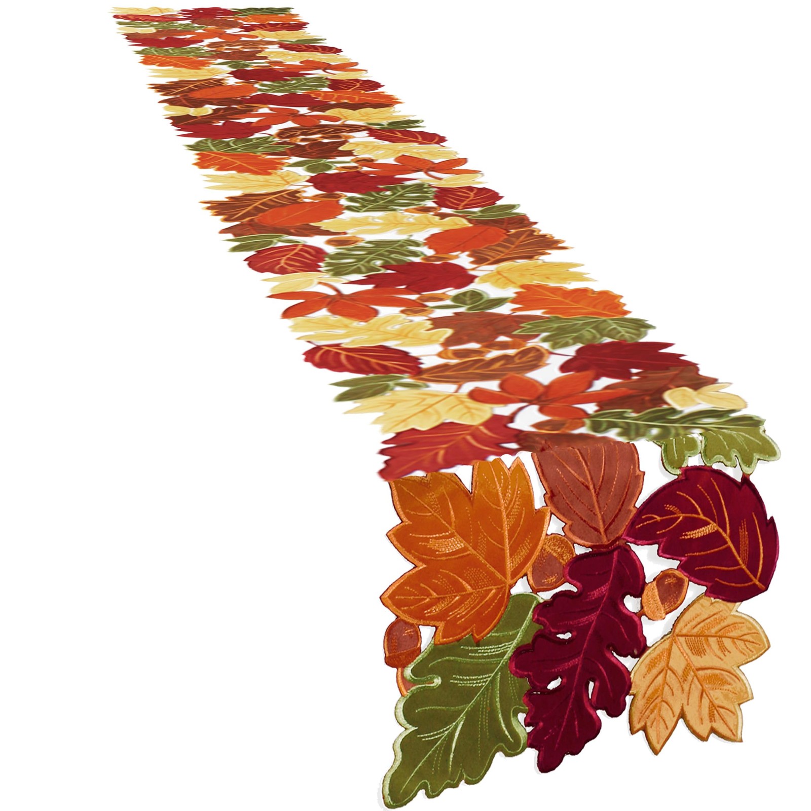 Simplebrand Harvest Fall Table Runner 120 Inches Long for Thanksgiving