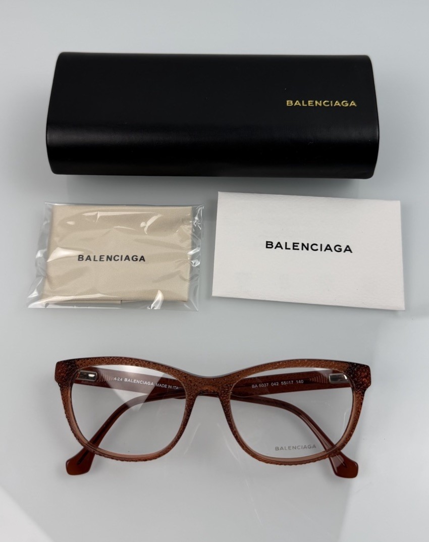 RARE Balenciaga Frame Brown BA5037 042 55X17X140