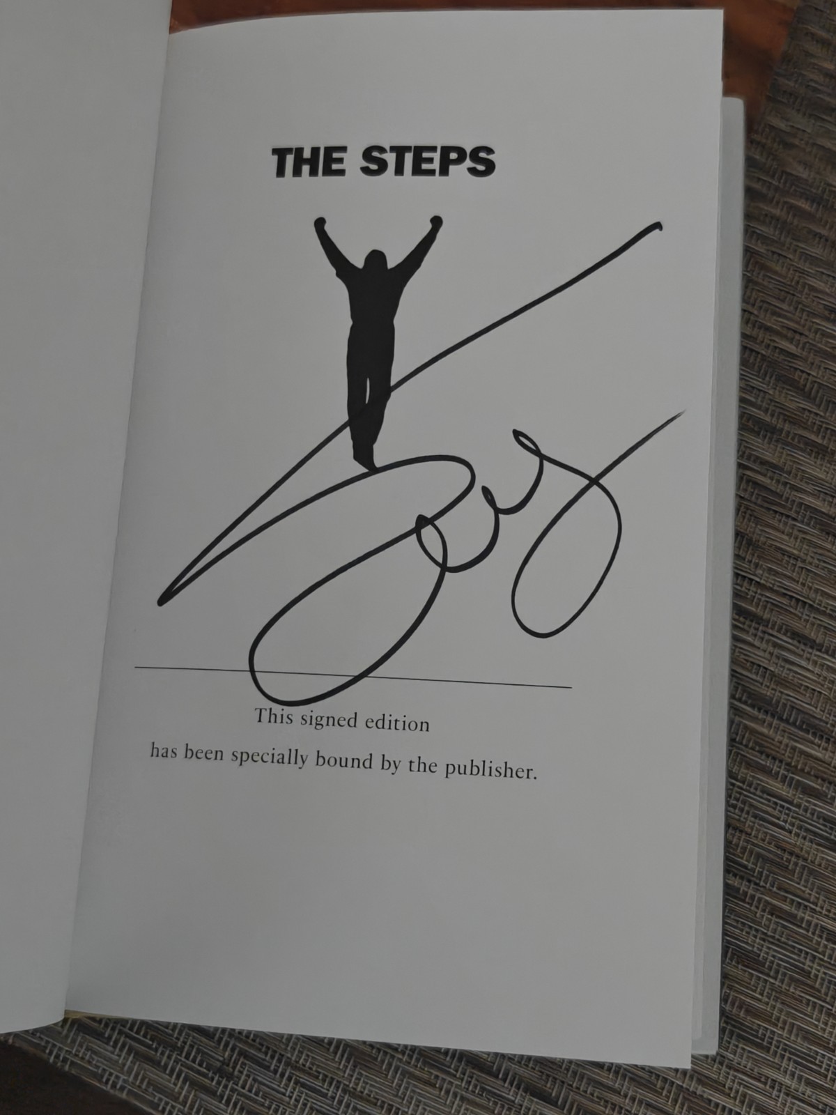 Sylvester Stallone SIGNED Book Memoir The Steps AUTOGRAPHED Hardcover SHIPS NOW Sylvester Stallone SIGNED Book Memoir The Steps AUTOGRAPHED Hardcover SHIPS NOW