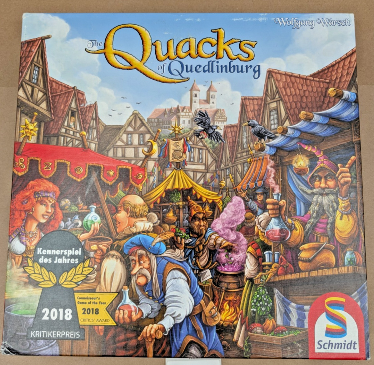 Asmodee The Quacks of Quedlinburg Board Game - Unpunched - Heavily Damaged Box Asmodee The Quacks of Quedlinburg Board Game - Unpunched - Heavily Damaged Box