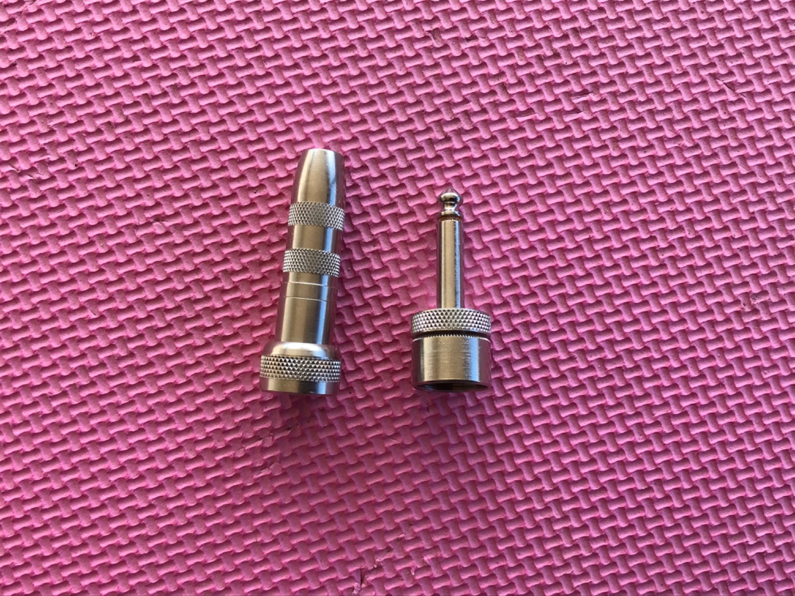Vintage 1970\'s Shure A95UF Line Matching Transformer Male & Female 1/4 Adapter Vintage 1970\'s Shure A95UF Line Matching Transformer Male & Female 1/4 Adapter