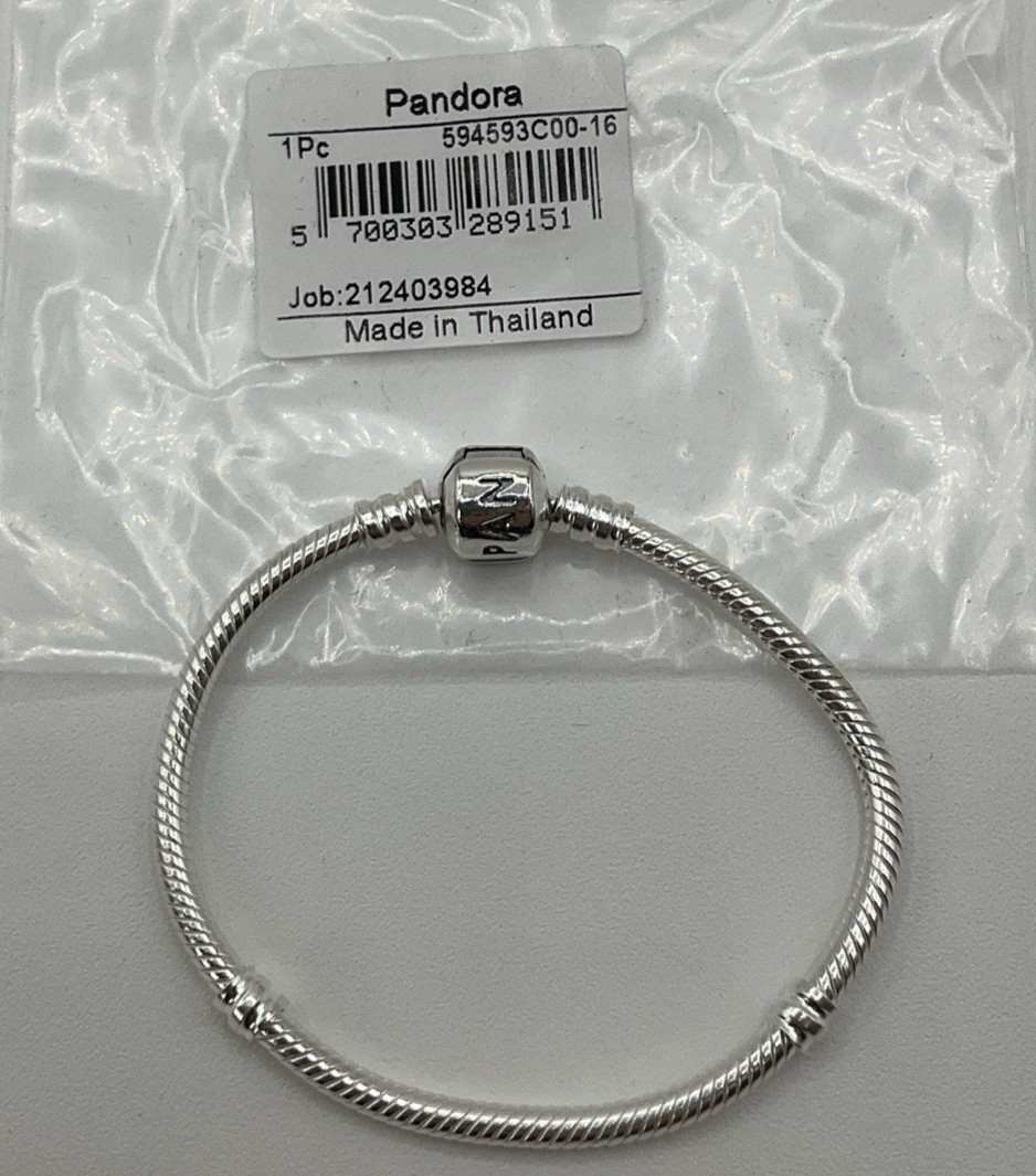 NEW Pandora Sterling Silver Barrel Clasp Snake Chain Bracelet Size 5 1/2\ NEW Pandora Sterling Silver Barrel Clasp Snake Chain Bracelet Size 5 1/2\