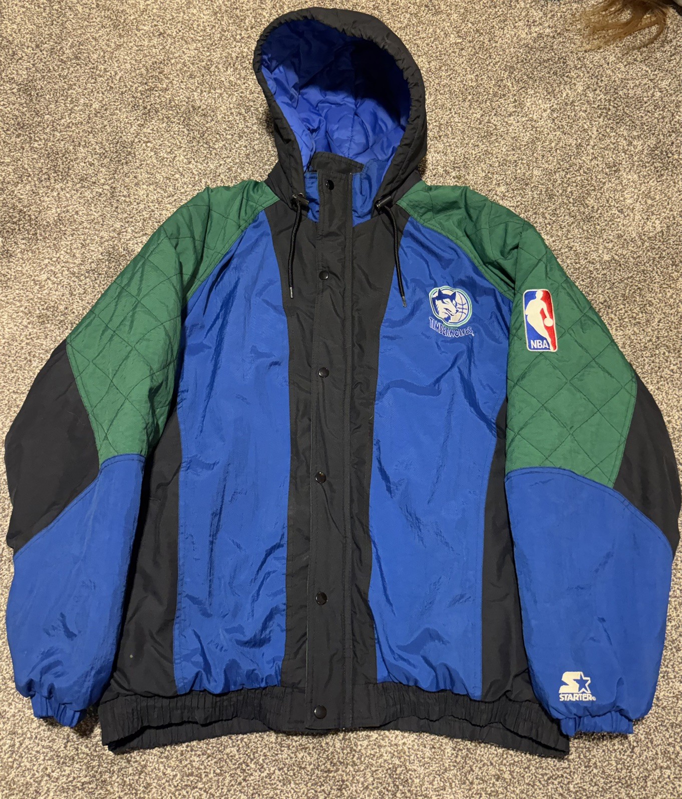 Vintage 1990S Starter Minnesota Timberwolves Jacket XXL Full Zip Rare Men’s Vintage 1990S Starter Minnesota Timberwolves Jacket XXL Full Zip Rare Men’s