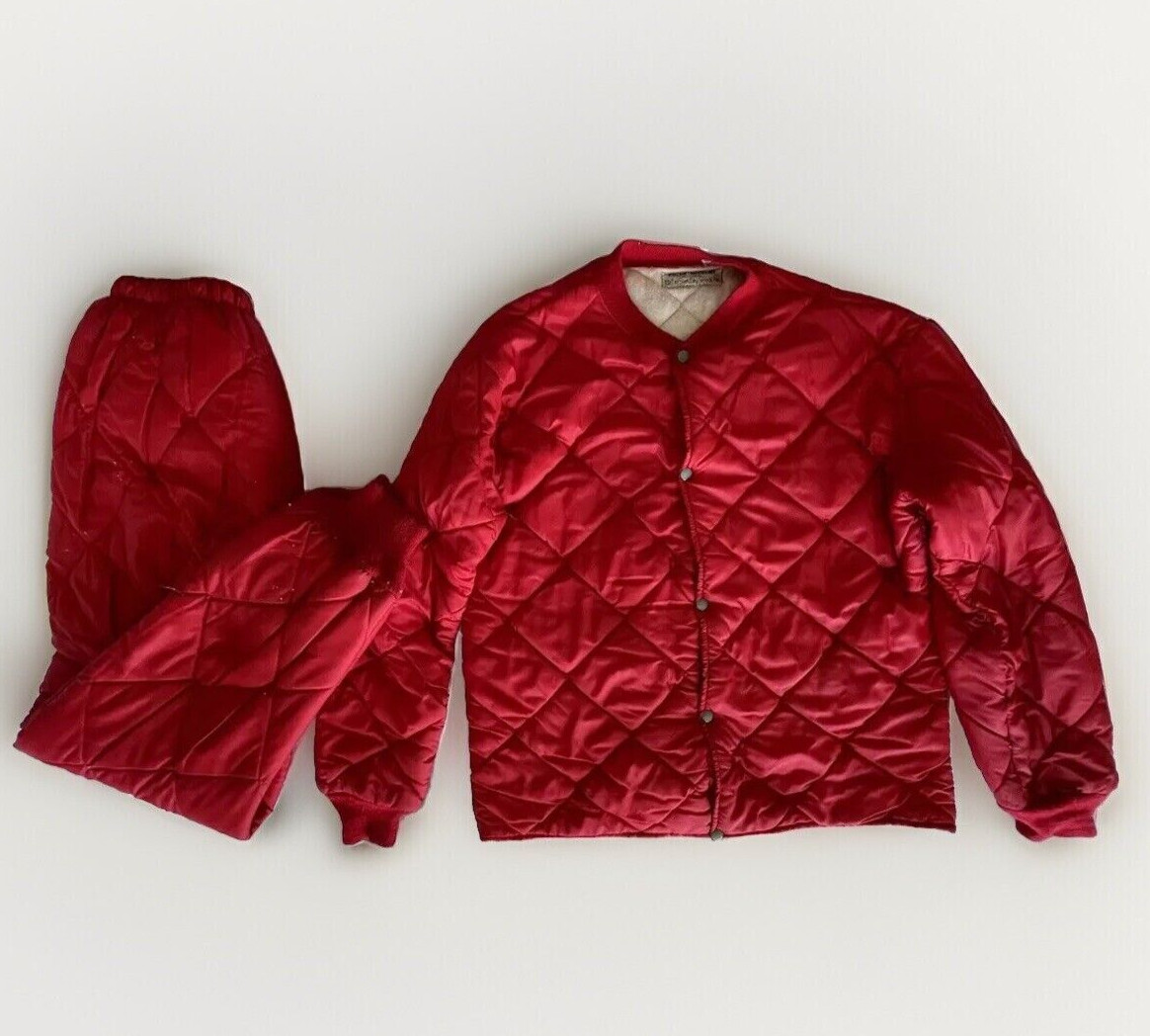 Rare 50s 60s Vintage Red Polar Supreme Deluxe Ski Snow Suit 2 Piece Jacket Pants Rare 50s 60s Vintage Red Polar Supreme Deluxe Ski Snow Suit 2 Piece Jacket Pants