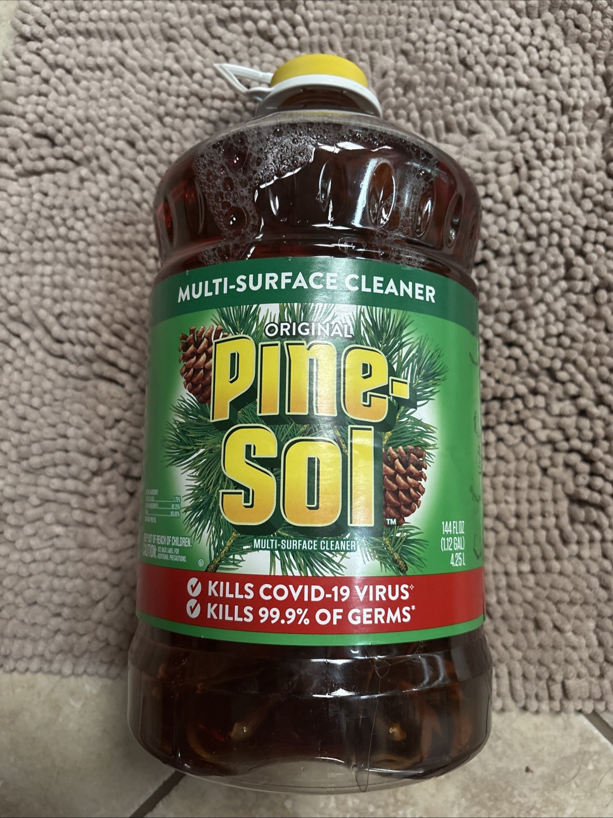 1X Pine-Sol Original Multi-surface Cleaner With Pine Oil 144 fl Oz NEW 1X Pine-Sol Original Multi-surface Cleaner With Pine Oil 144 fl Oz NEW