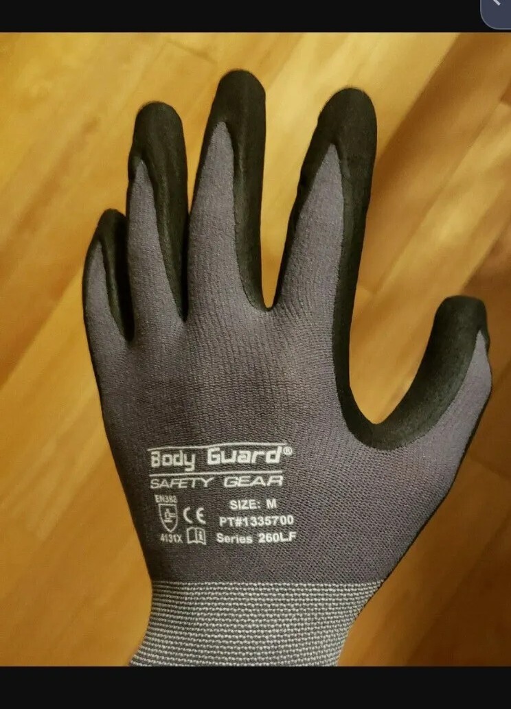 X-Small SIZE 3/5/10/20 Pair Body Guard WORK Gloves-260 LF Series