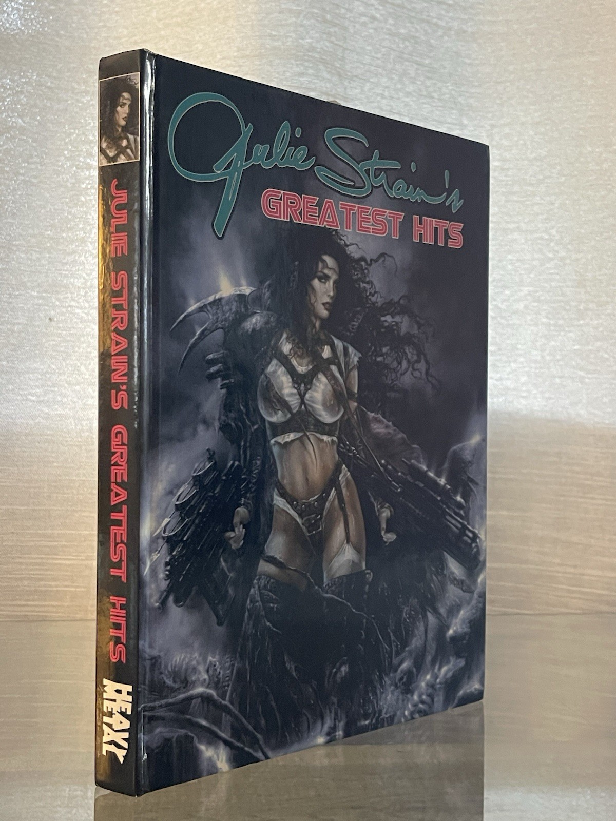 Penthouse Pet Julie Strain’s GREATEST HITS Signed Hardcover /MUN
