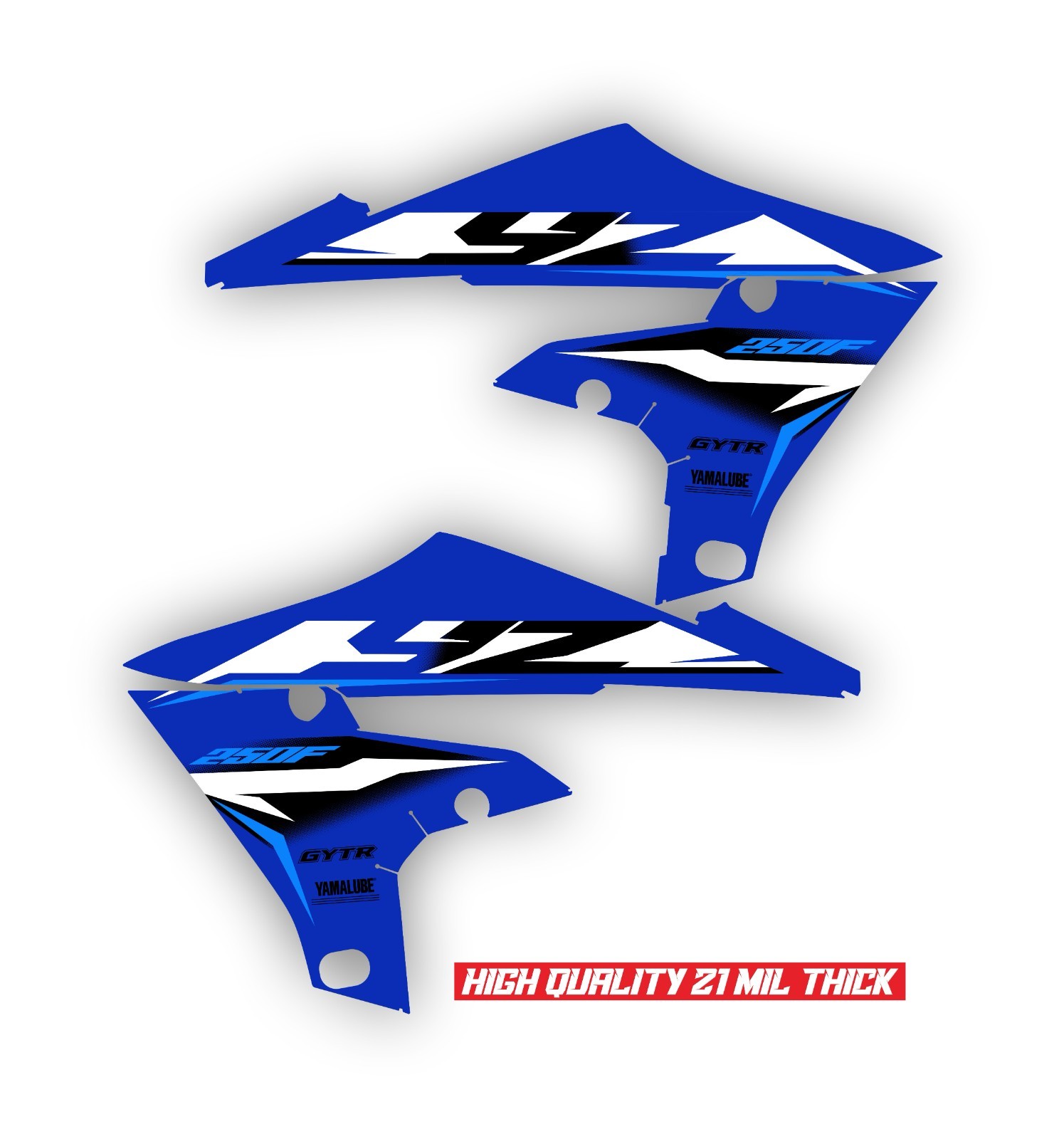 Graphics for Yamaha   2019-23 Yz250F  Radiator Shrouds Graphics 2026 style